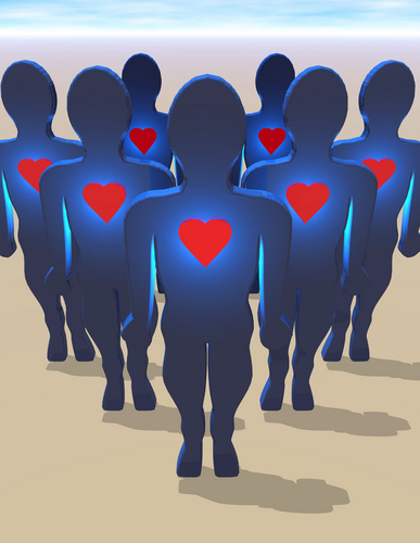 Come from the heart and be passionate.